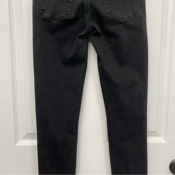 American Eagle Women's Ne(x)t Level Stretch Jeans Black Jeggings Size 0 Long - Picture 8 of 13